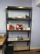 3 x assorted boltless shelf units