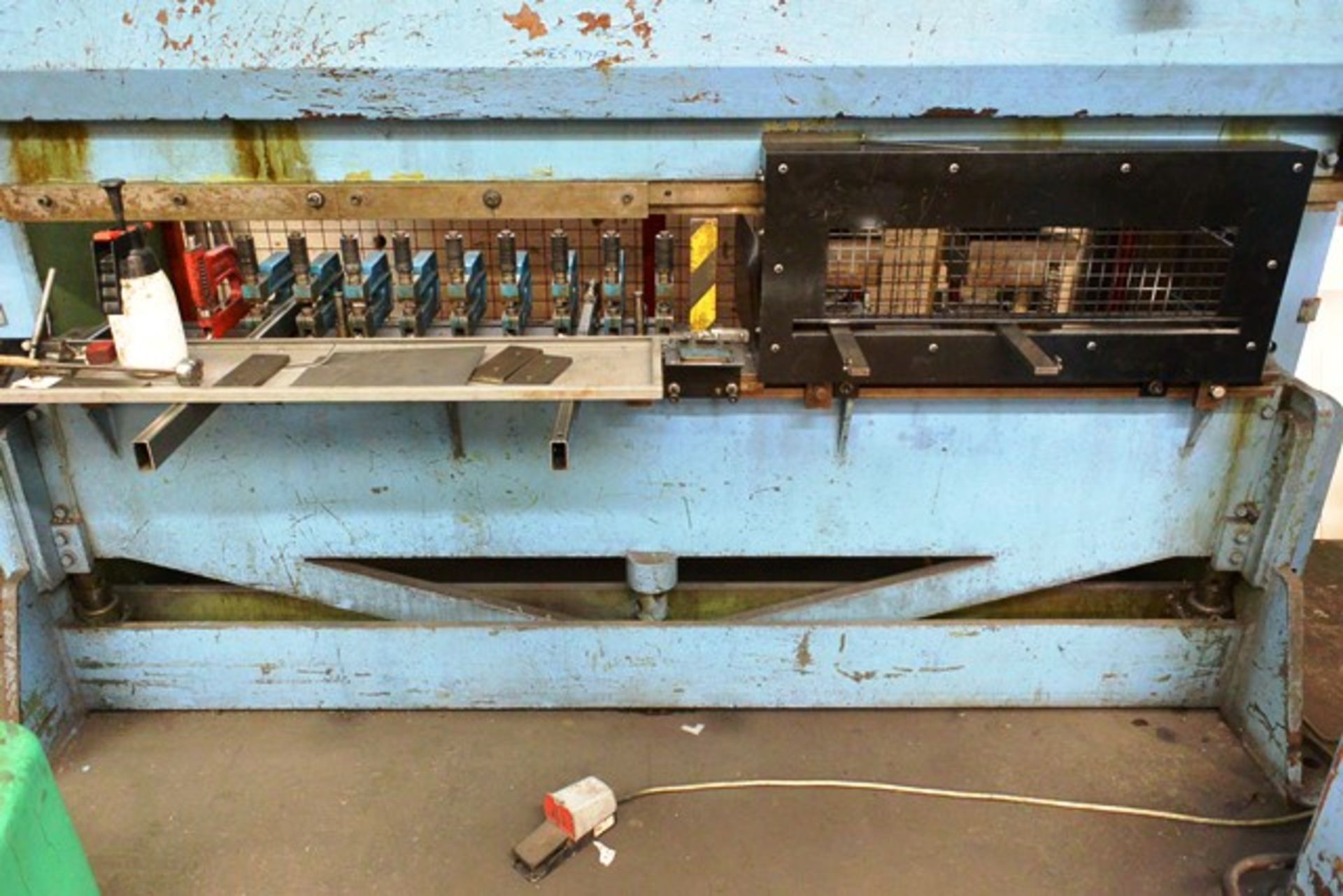 Hydrabend 50 ton x 8ft hydraulic downstroking press brake, serial no: 669, with individual punch - Image 3 of 7