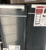 4 x packs Zamba medium duty bolted 5 shelf unit, width: 900mm x depth: 400mm x height: 1850mm