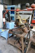 F J Edward 6A flypress and stand (please note this lot can only be removed between Monday 9th and