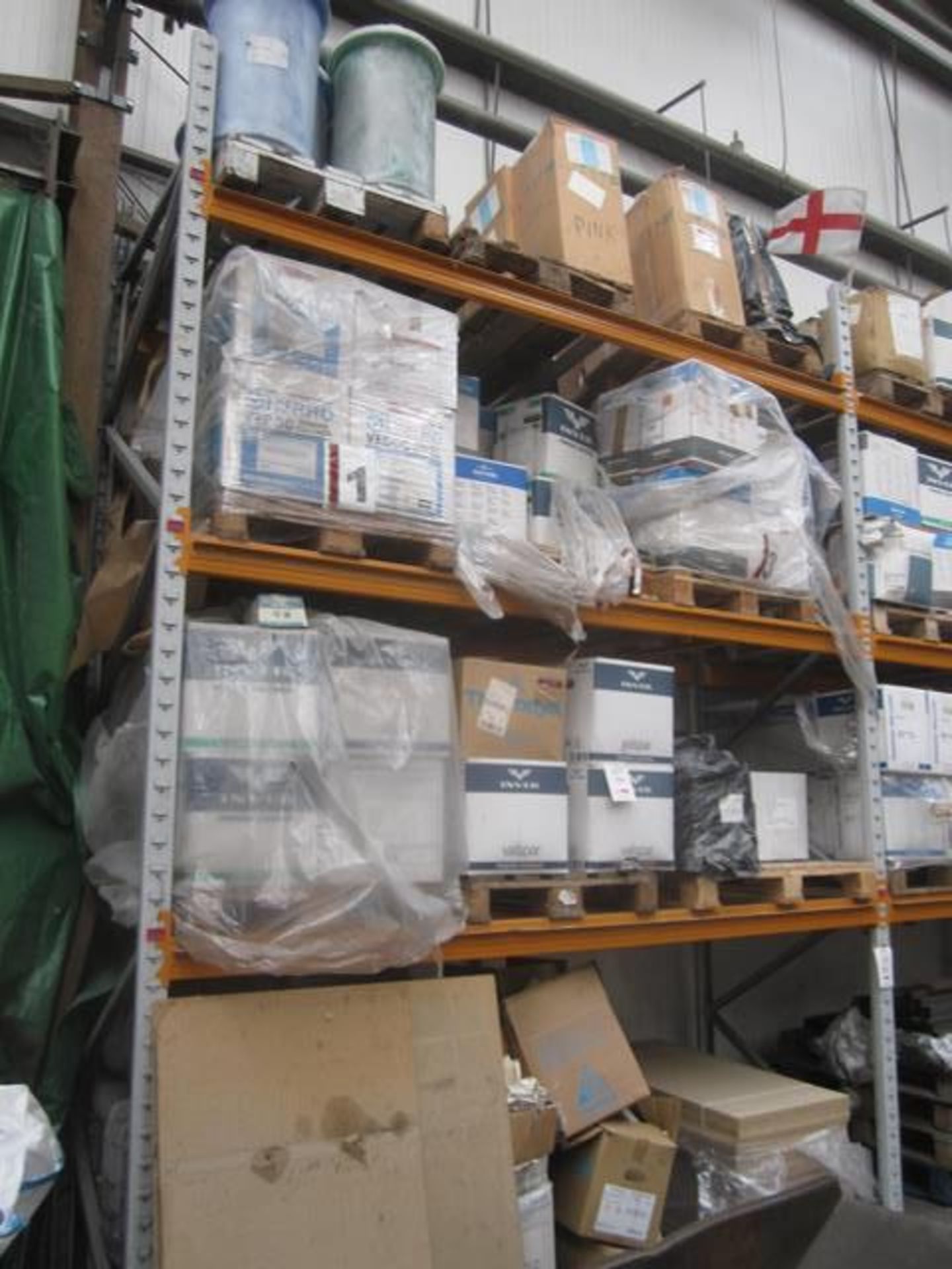 Assorted boxes of powder coating paint, located on 1 bay on 3 shelves (circa 50 boxes in total) - Image 2 of 2