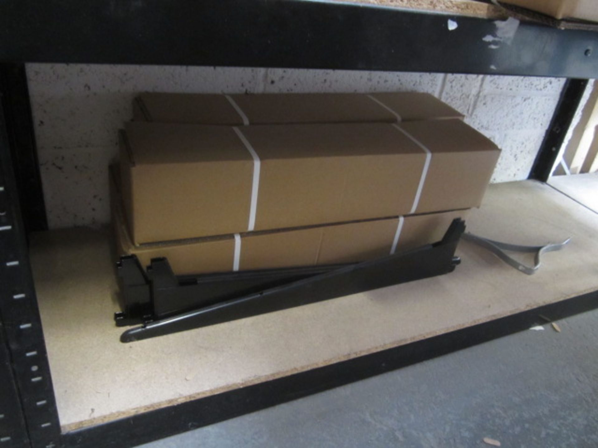 Contents of two bays of racking to include Spur uprights 710mm, 1000mm, Spur Steel-Lok black/ - Image 16 of 16