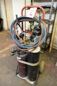 Oxy Acetylene torch regulator and trolley (excludes gas cylinders)