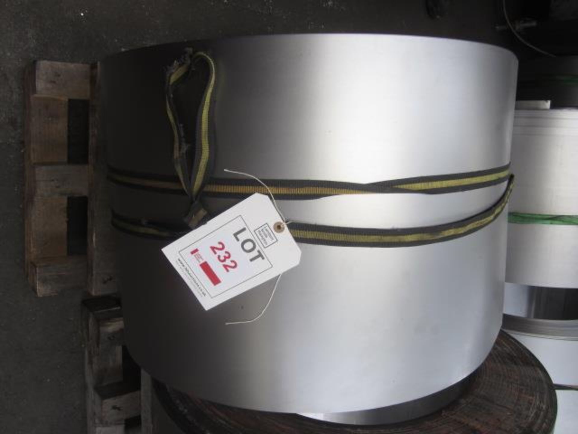Coil of mild steel stock, approx width 485mm. (A work Method Statement and Risk Assessment must be - Image 2 of 3