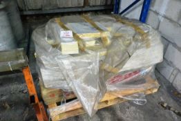 Pallet of various foil backed insulation pieces (please note this lot can only be removed between