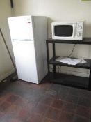 Fridge freezer ¾ height, iGenix microwave, kettle, toaster, under counter dishwasher