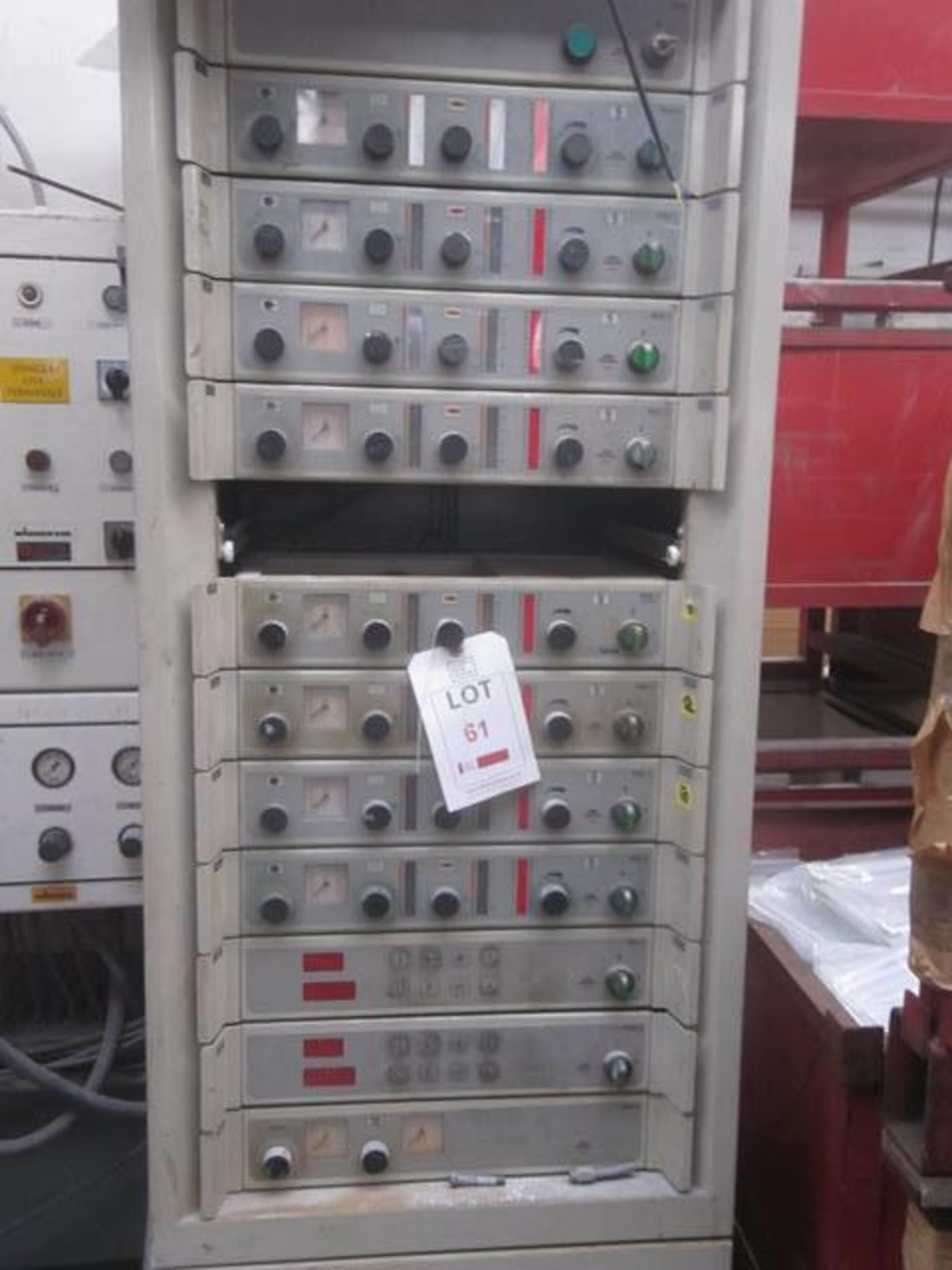 Gema Volstatic type APS-2 12 rack applicator control unit, serial no: 8601079. *(please note: A work - Image 2 of 9