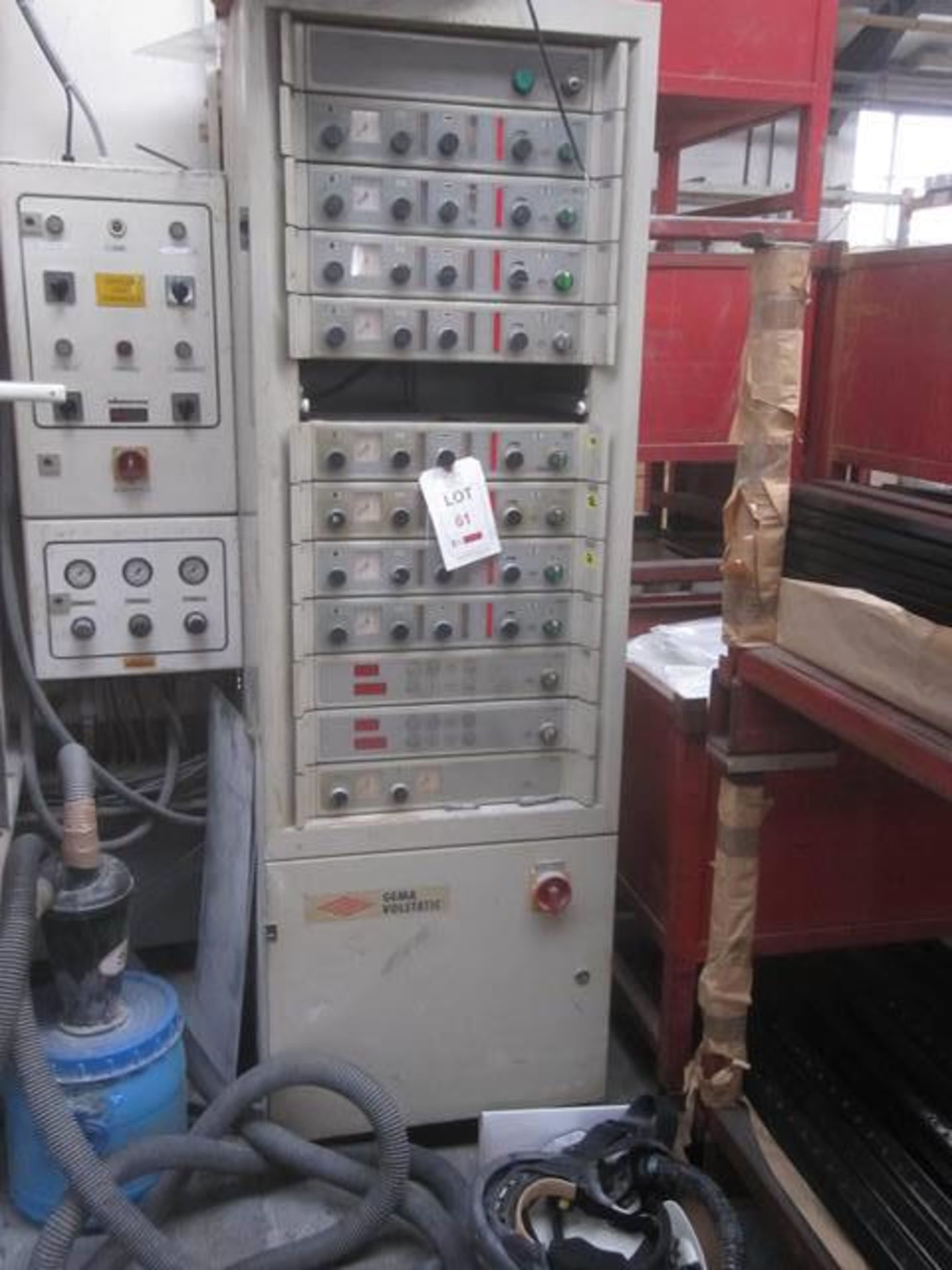 Gema Volstatic type APS-2 12 rack applicator control unit, serial no: 8601079. *(please note: A work