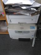 Remaining loose contents of room including various printers, mobile and wall mounted air