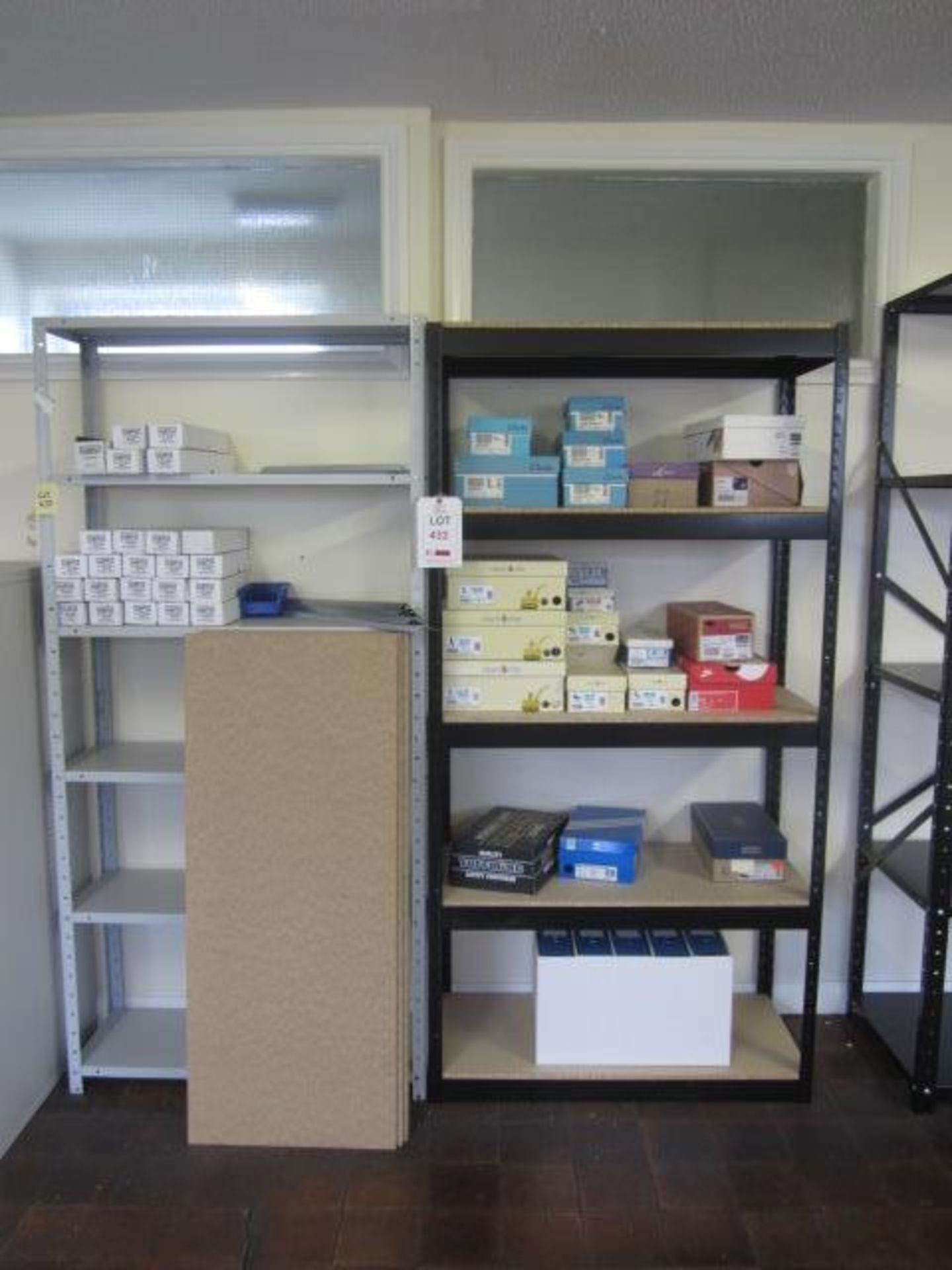 3 x assorted shelf units