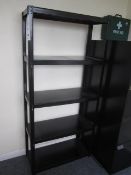 4 x bays of assorted boltless and bolted shelf units