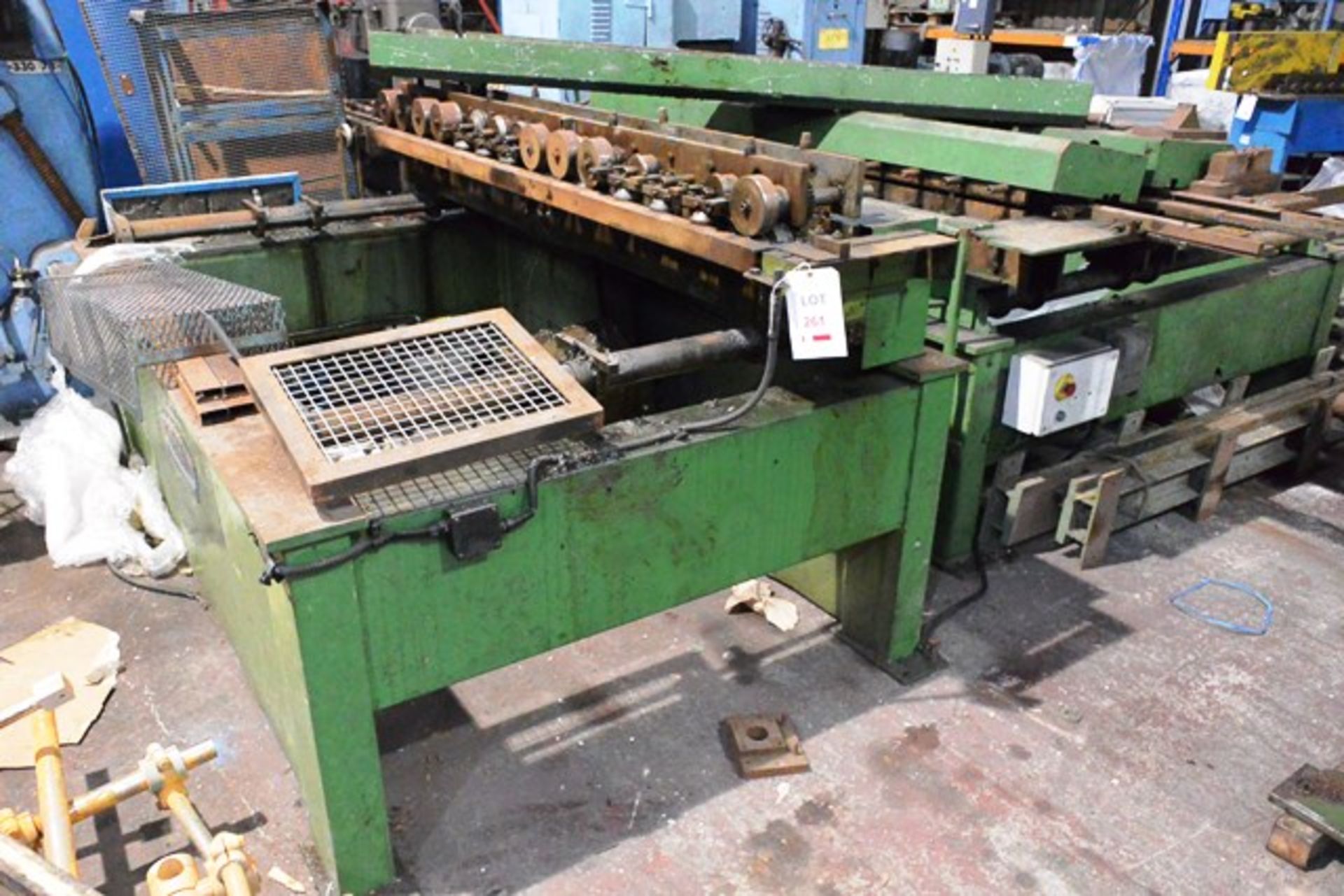 Two Atkin / Oliver adjustable horizontal through feed roll formers, model Flexi Belt, serial nos: