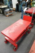 Mobile hydraulic lift trolley (1000kg capacity)