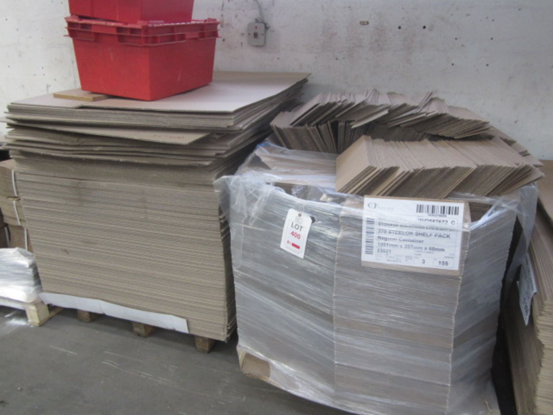 Five pallets of assorted cardboard packaging (as per images) - Image 3 of 7