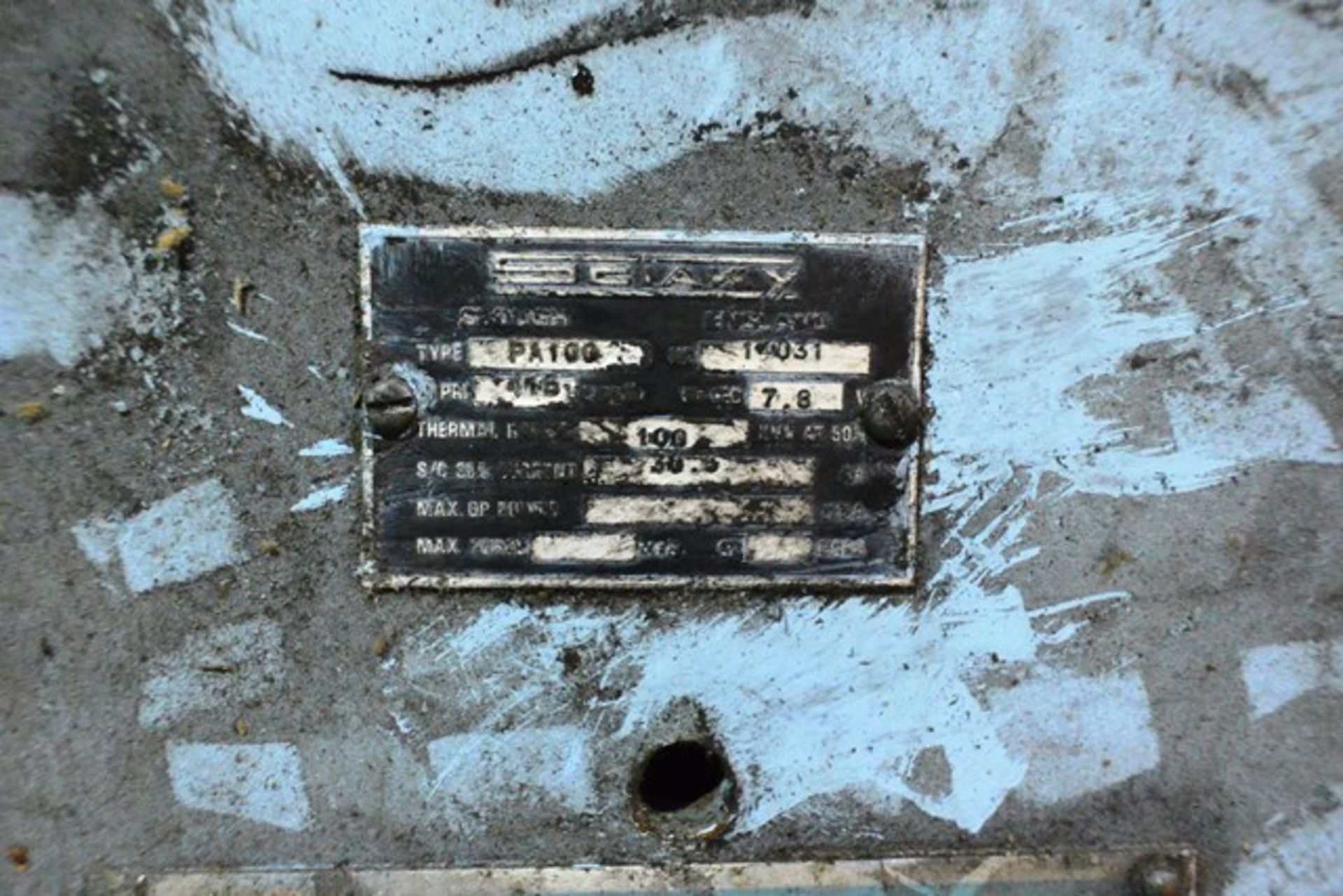 Sciaky PA100 welder, serial no: 14031 (around 1985) (3 phase) (working condition unknown) (please - Image 2 of 2