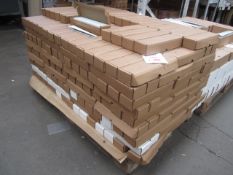 Pallet and contents to include Spur Steel-Lok 270mm white brackets. (Please note: this lot must be