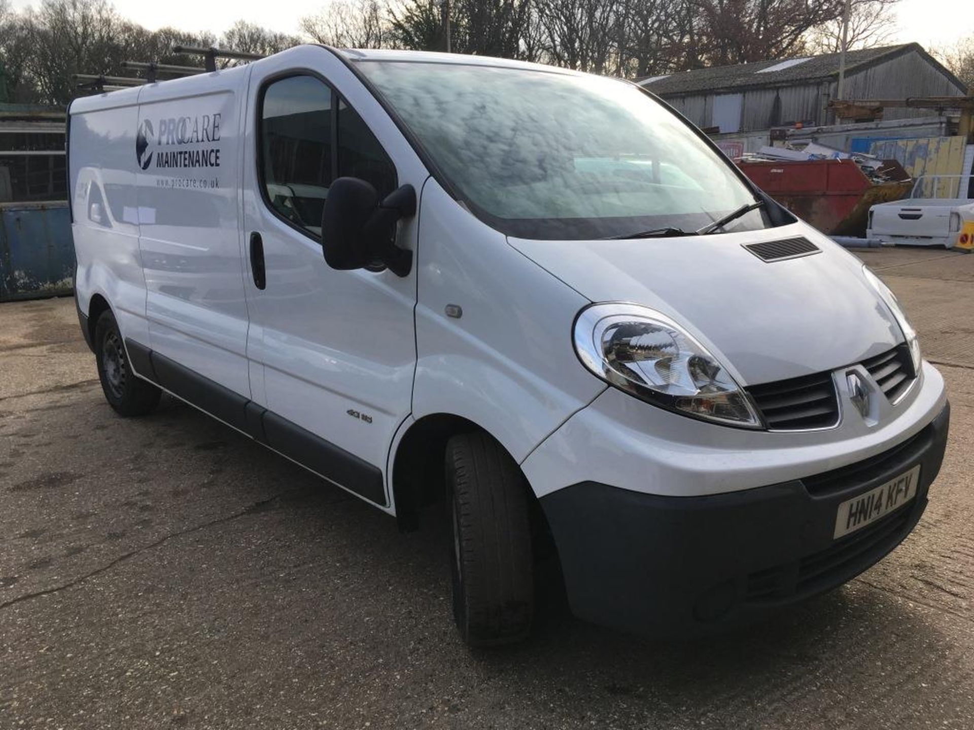 2014 Renault Trafic LL29 Dci 115 signwritten panel van, Registration No. HN14 KFV, 109,700 miles,