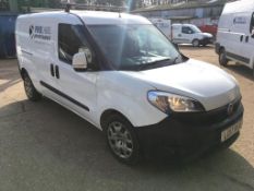 2017 Fiat Doblo 16v SX Maxi 105 Multijet II signwritten panel van, Registration No. LO17 RUU, 37,400