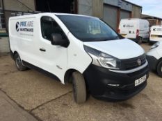 2017 Fiat Talento 120 Multijet II signwritten panel van, Registration No. LG67 UAC, 42,700 miles,