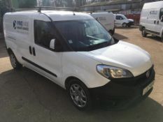 2017 Fiat Doblo 16v SX Maxi 105 Multijet II signwritten panel van, Registration No. LO17 RUV, 49,500