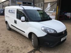 2017 Fiat Doblo 16v SX Maxi 105 Multijet II signwritten panel van, Registration No. LO17 RUR, 54,100