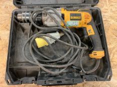 Dewalt DZ1570-LX 110v drill c/w case
