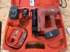 Tacwise Marster nailer model range 40 duo c/w 2x Pro 18v 1.7 nicad batteries & 1 hr fast charger &