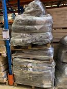 3x pallets of water tank jackets various sizes as lotted