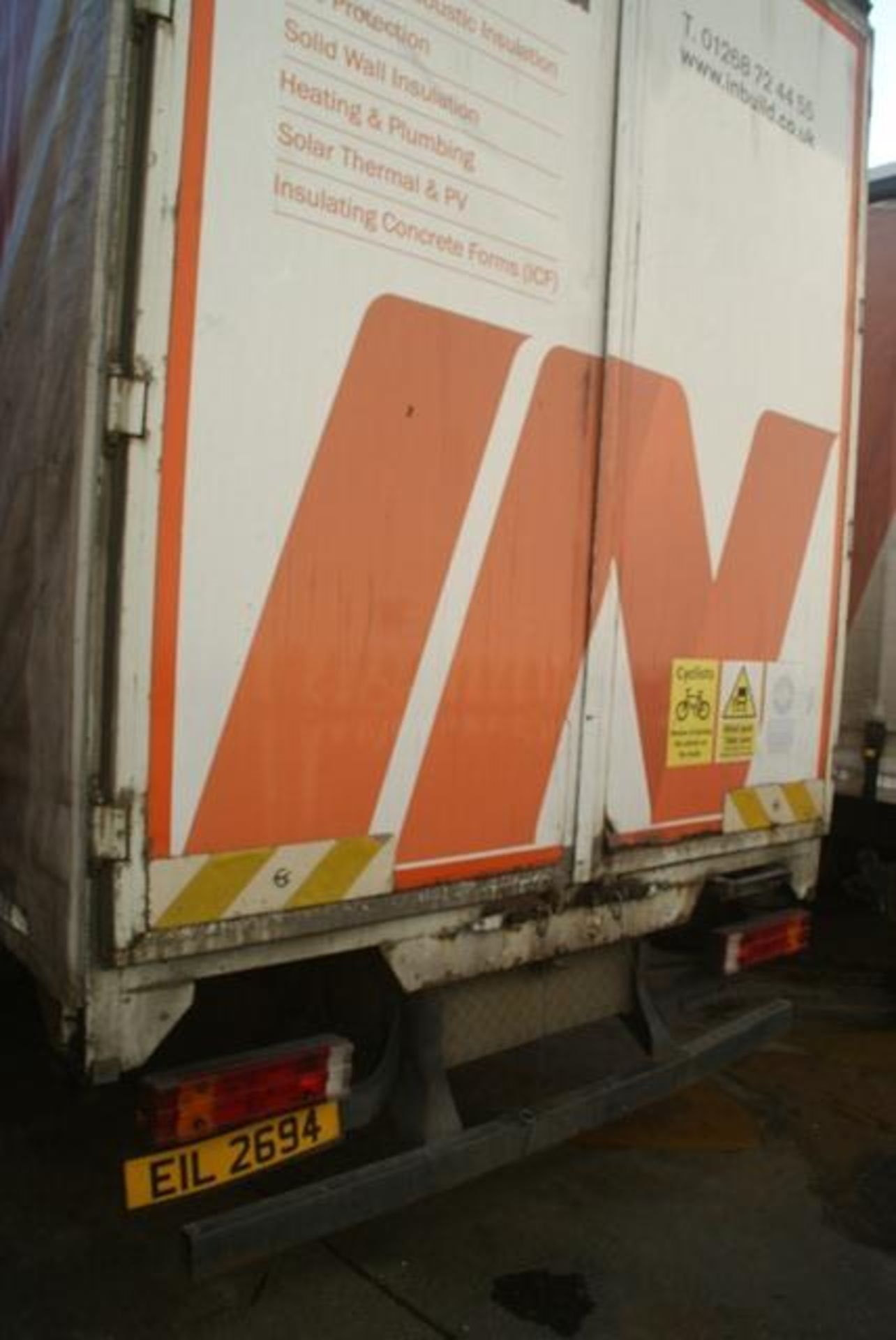 Mercedes 1218 2 axle rigid body curtain sided HGV 4250cc, DOR 02/06/2008 MOT exp 09/20, Reg No EIL - Image 4 of 6