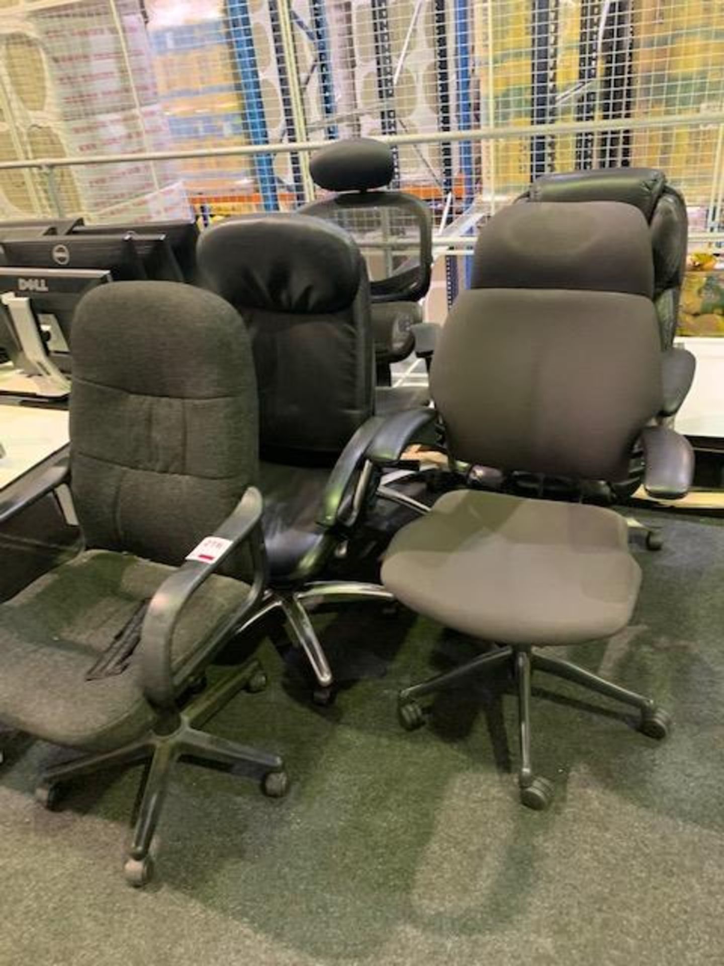 5 x various office chairs