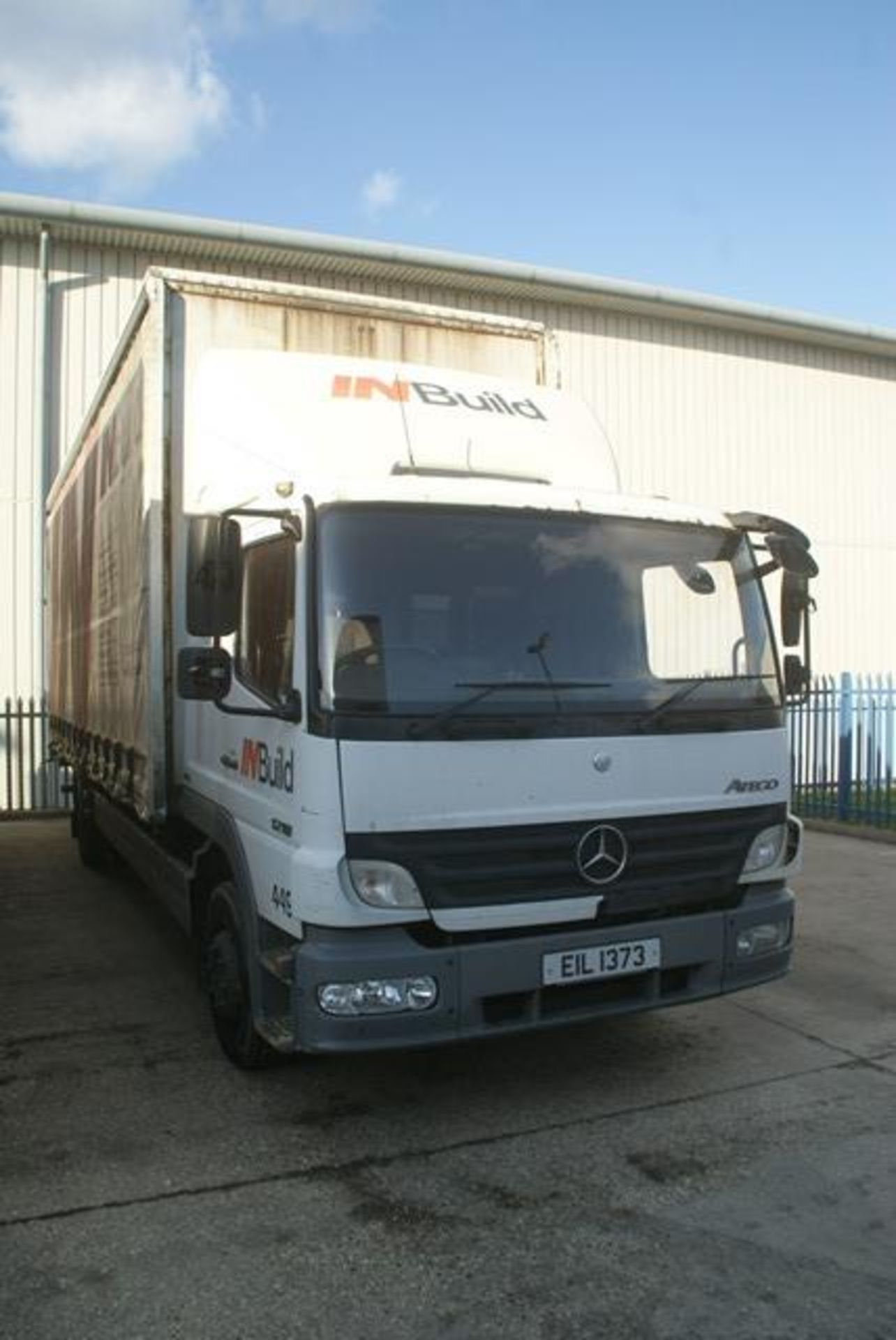 Mercedes 1218 2 axle rigid body curtain sided HGV 4250cc, DOR 27/11/2007, MOT exp 02/20, Reg No