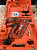 Paslode Impulse IM350+ Cordless nail gun c/w 2 x batteries charger and case