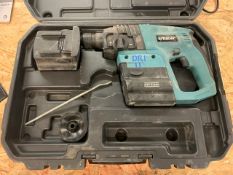 Erbauer ERF436 SDS drill c/w 2 24v 20 AH batteries & Case (Please note no charger)