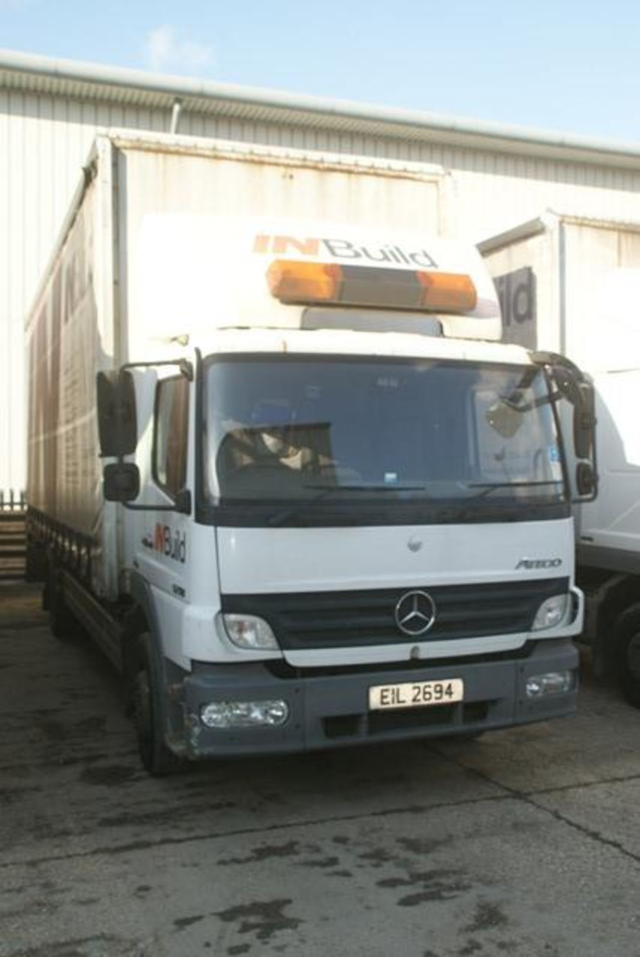 Mercedes 1218 2 axle rigid body curtain sided HGV 4250cc, DOR 02/06/2008 MOT exp 09/20, Reg No EIL