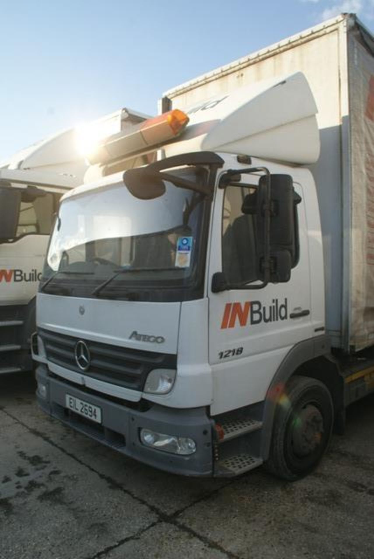 Mercedes 1218 2 axle rigid body curtain sided HGV 4250cc, DOR 02/06/2008 MOT exp 09/20, Reg No EIL - Image 3 of 6