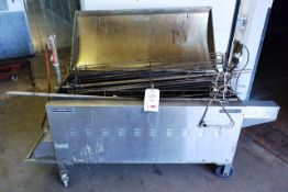 Tasty Trotter stainless steel gas fired hot rotisserie hog roast (please note: working condition