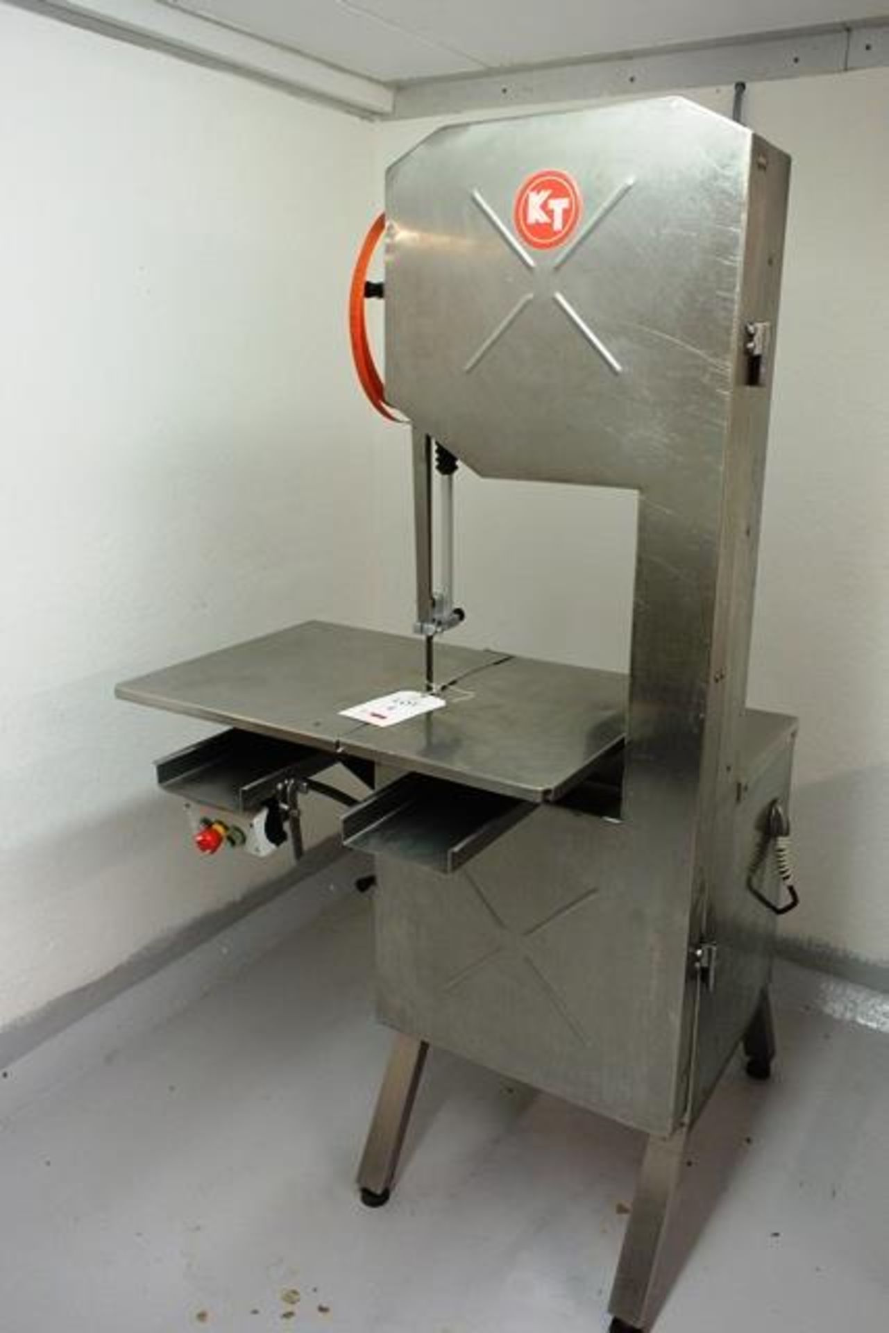 KT stainless steel Koneteollisuus OY KT460 stainless steel instrument bandsaw, serial no: 126660 (