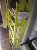 2 x aluminium step ladders, 6 tread. Located: AC Interiors, Unit A1, Deseronto Trading Estate, St