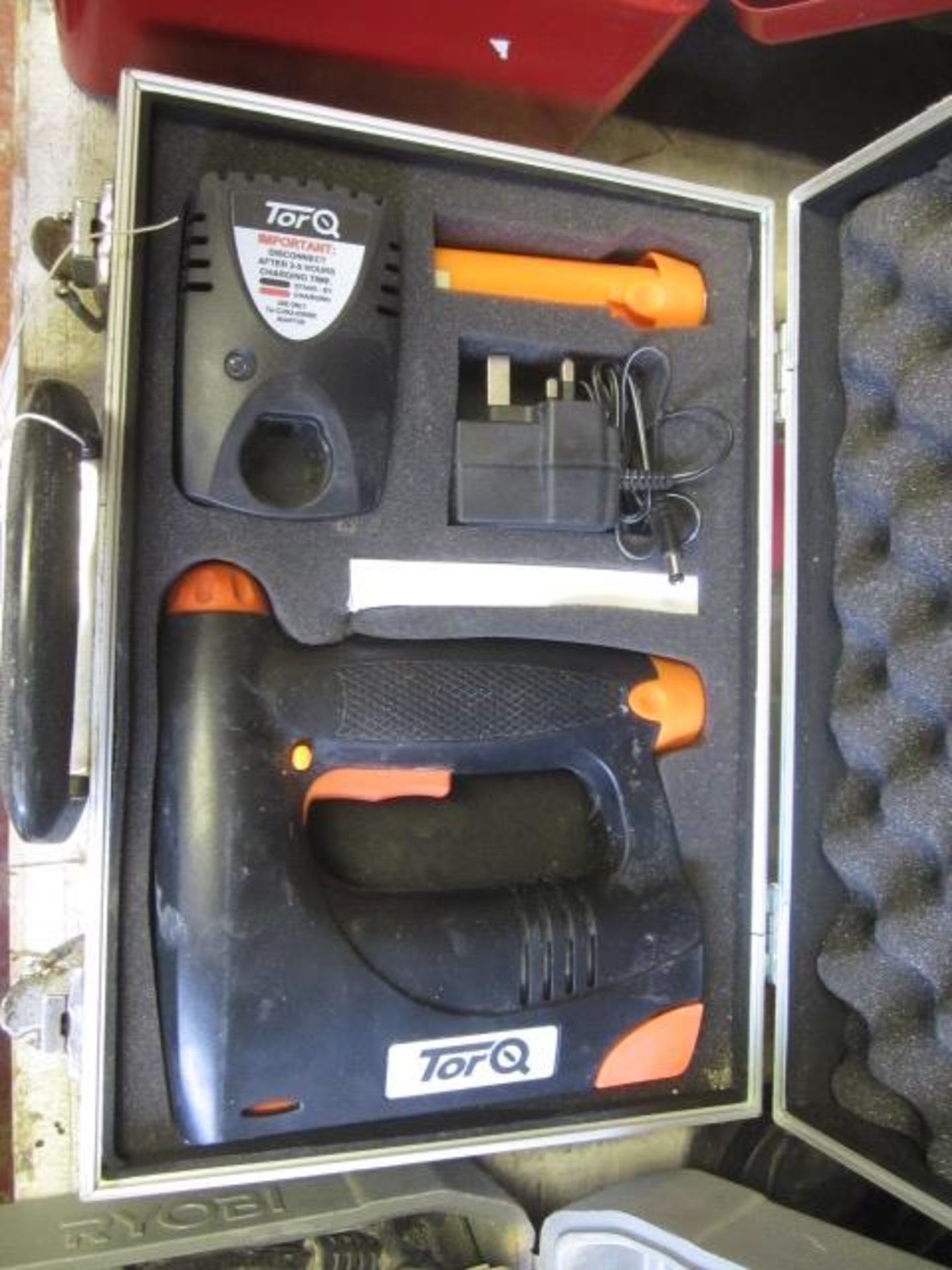 Torq RT50 CTD battery stapler. Located: AC Interiors, Unit A1, Deseronto Trading Estate, St Mary's