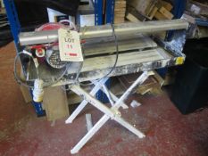 Rubi tile bridge saw, model DU-200-L-BL UK, s/n: 01613 (2016) 110v. Located: AC Interiors, Unit