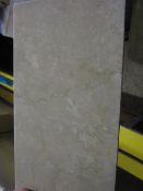 Marble Botecino floor/wall tiles, 300mm x 150mm x 8mm, 15 per pack x approx. 23 packs. Located: AC