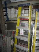 2 x aluminium step ladders, 6 tread/5 tread. Located: AC Interiors, Unit A1, Deseronto Trading