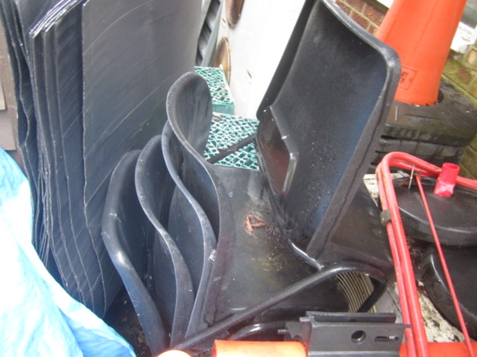 Approximately 50 plastic stacking chairs. Located: AC Interiors, Unit A1, Deseronto Trading - Image 4 of 4