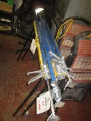 4 x manual adjustable plasterboard props with extension bars. Located: AC Interiors, Unit A1,