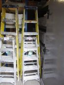 2 x aluminium step ladders, 6 tread/5 tread. Located: AC Interiors, Unit A1, Deseronto Trading