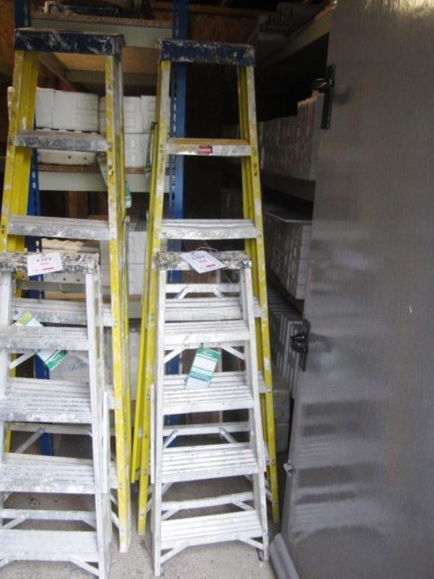 2 x aluminium step ladders, 6 tread/5 tread. Located: AC Interiors, Unit A1, Deseronto Trading