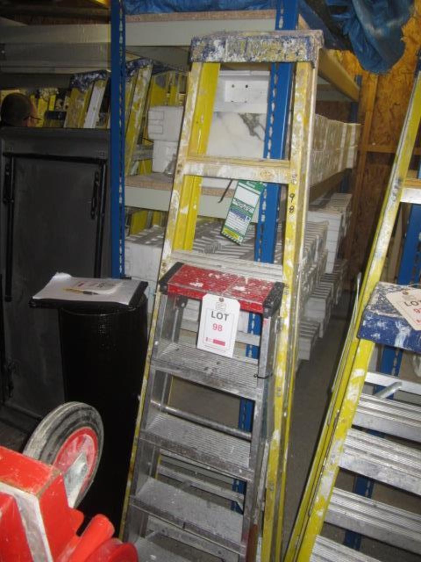 2 x aluminium step ladders, 6 tread/5 tread. Located: AC Interiors, Unit A1, Deseronto Trading