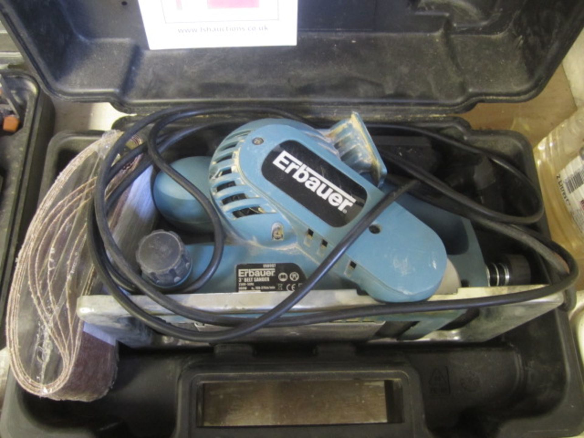 Erbauer ERB907 3" belt sander, 240v. Located: AC Interiors, Unit A1, Deseronto Trading Estate, St