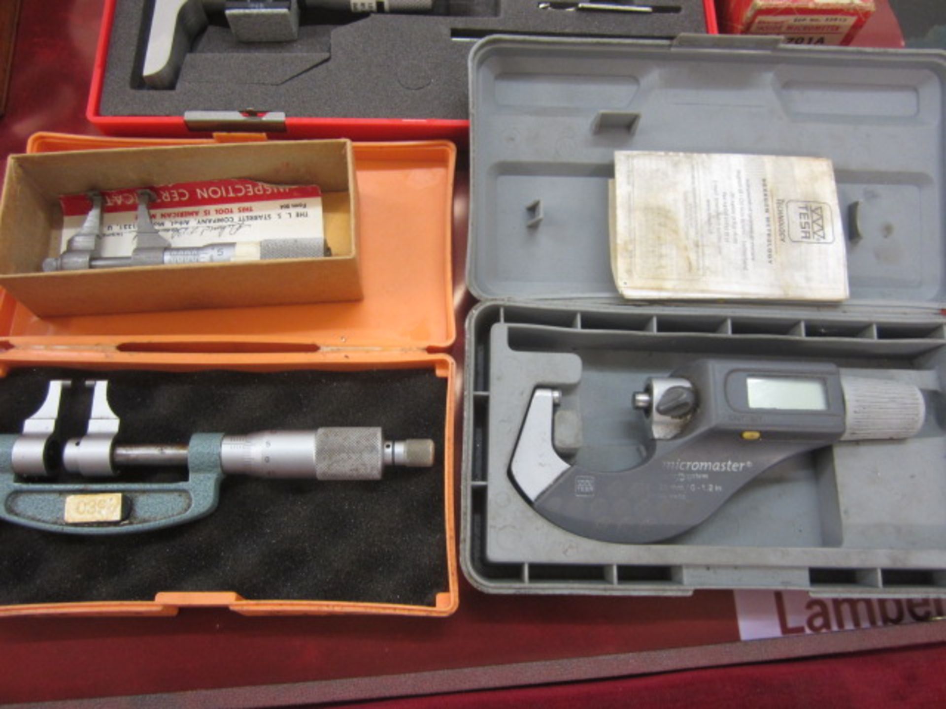 Three assorted micrometers and one depth gauge - Image 3 of 3