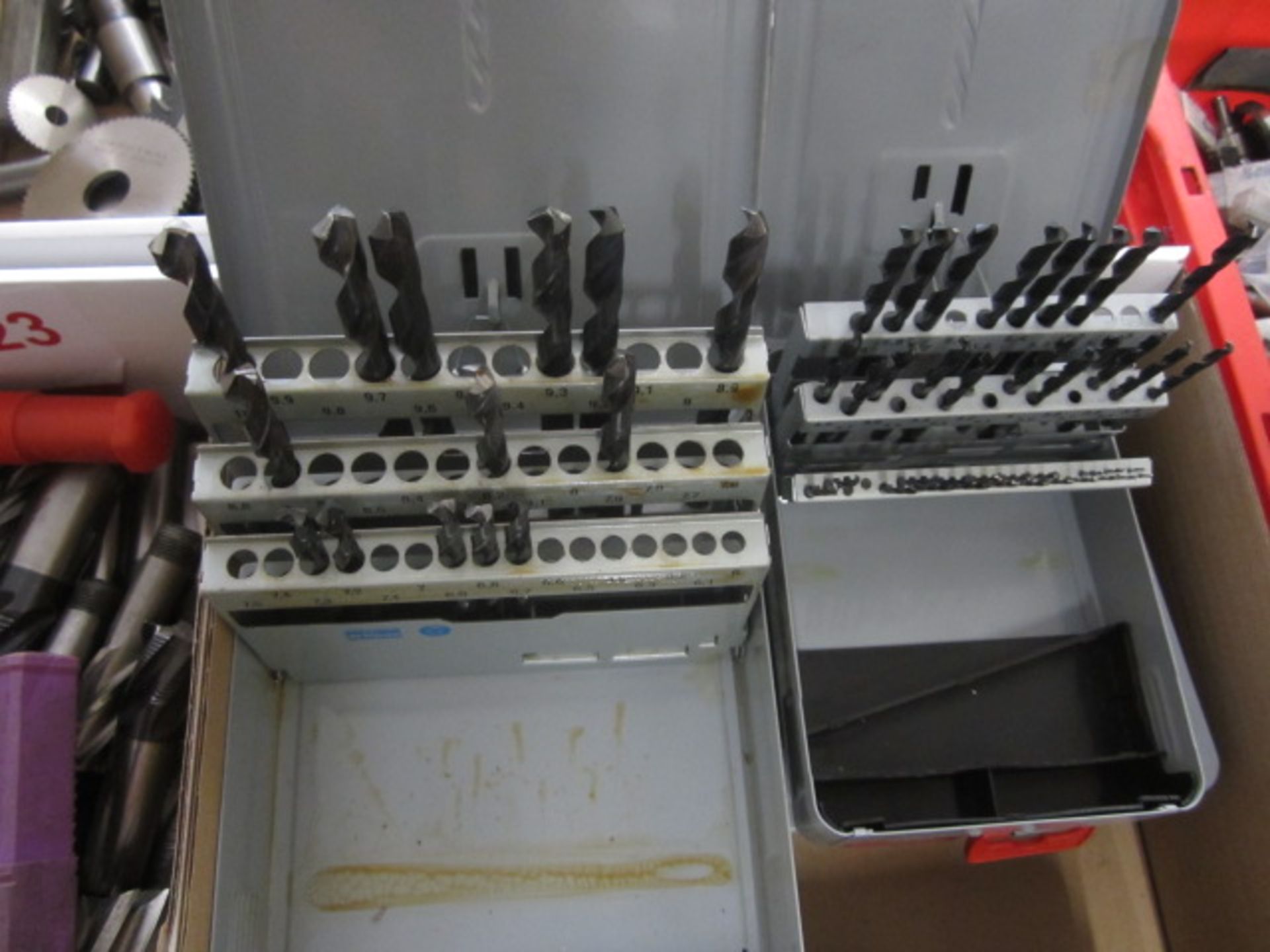 Box of assorted HSS tooling to include drill bits etc. - Image 2 of 2